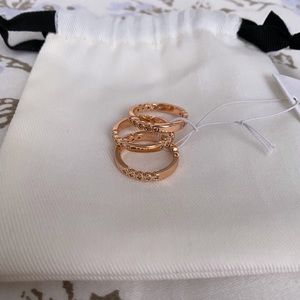 Kate Spade Full Circle Stackable Rose Gold Rings